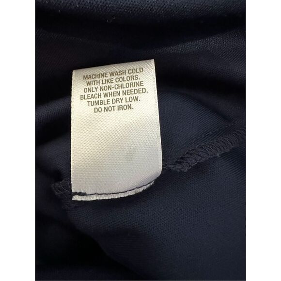 Luxe Carmen Marco Valvo fully lined blue teal sleeveless dress size 10 #40-1023 - Picture 9 of 9